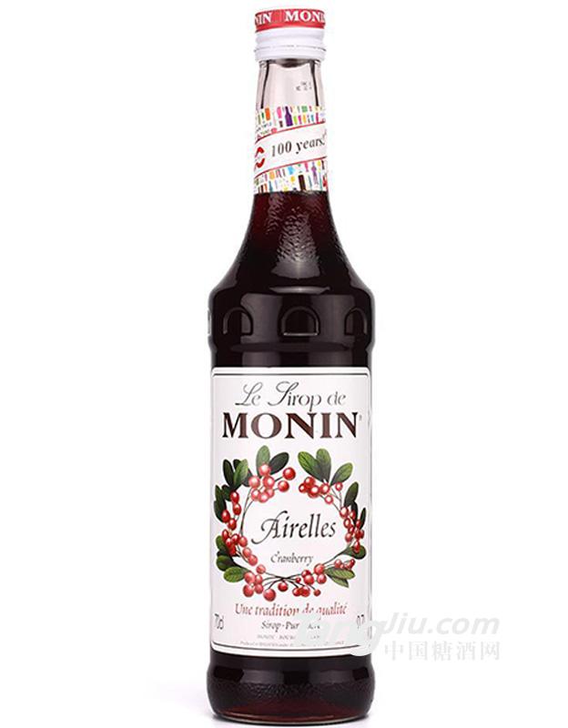 马来西亚 原装进口 MONIN 莫林蔓越莓味糖浆 700ml