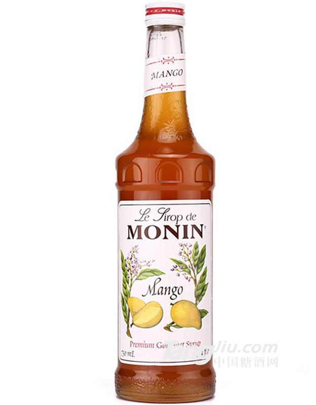 MONIN 莫林芒果风味糖浆 调咖啡鸡尾酒辅料 700ml