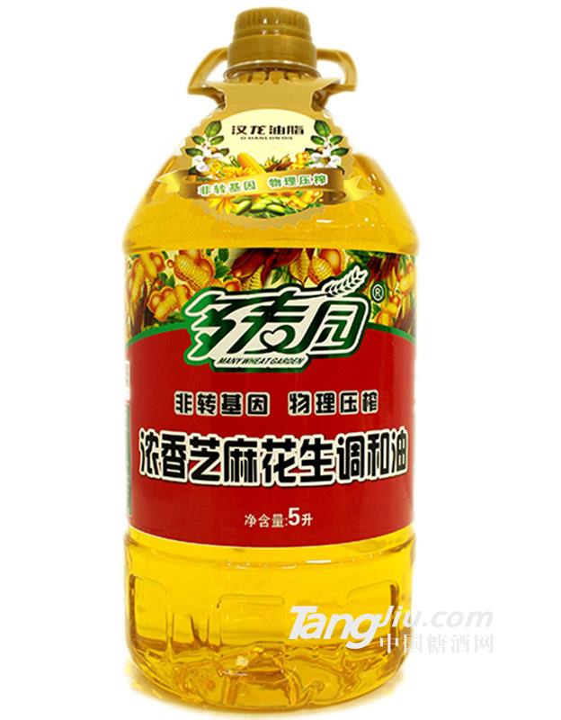 多麦园浓香芝麻花生调和油5L