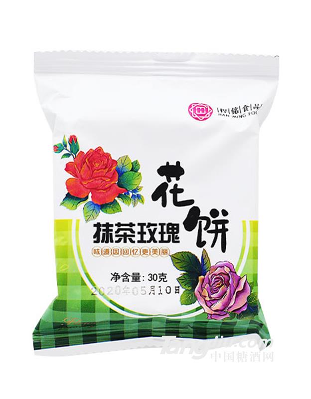 悍铭抹茶玫瑰花饼30g