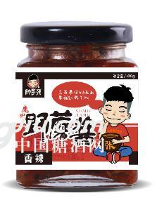 帅哥张鹿肉野蘑酱180g