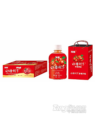 鸿畅山楂树下山楂汁饮料350ml