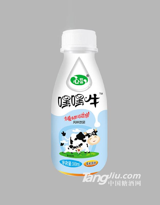 嘿嘿牛酸奶饮品椰果原味310ml