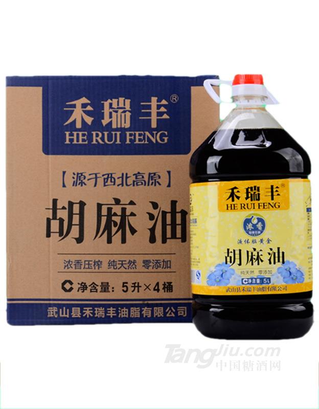 禾瑞丰亚麻籽油家庭装5L