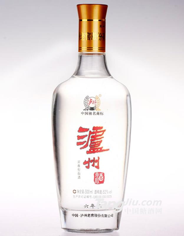 52度泸州酒六年窖500ml