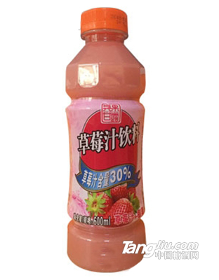 真果甘露草莓汁饮料600ml