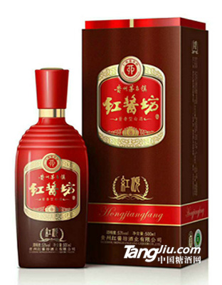 53°红酱坊酒红顺500ml