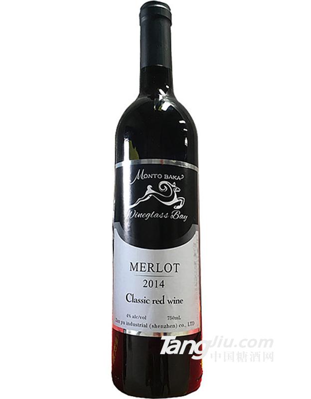 木塞2014梅洛红葡萄露酒750ml