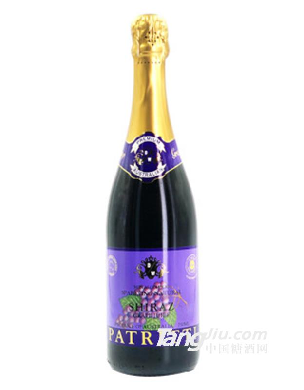 澳大利亚原瓶进口patritti无醇起泡葡萄酒无醇葡萄汁750ml