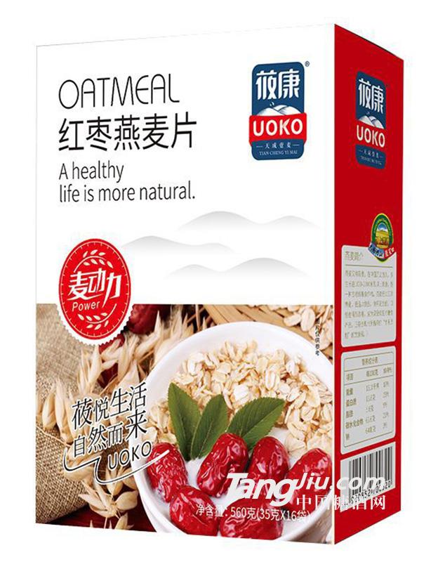 莜康红枣燕麦片560g