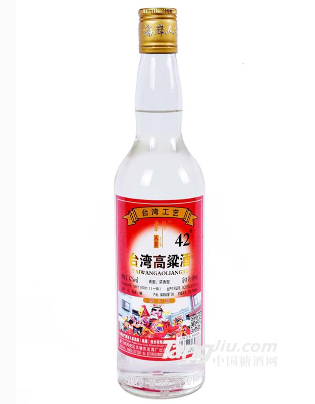 海岸人家台湾高粱酒42度600ml