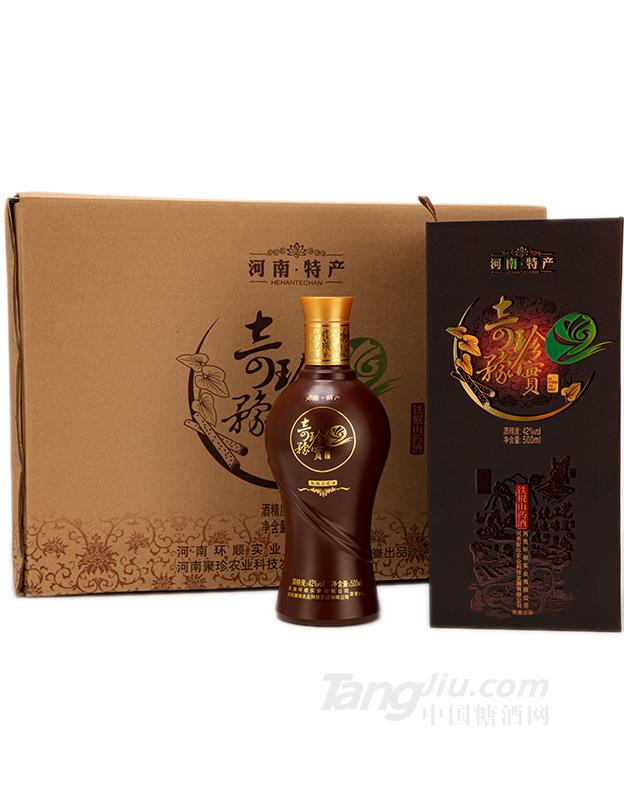 42°奇珍豫宝铁棍山药酒箱装500mlx6