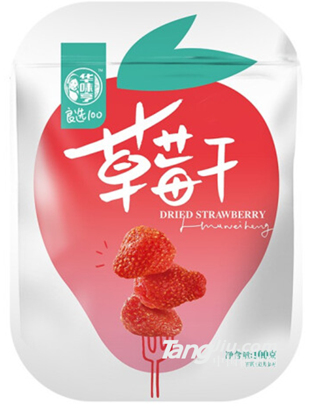 华味亨草莓干-100g