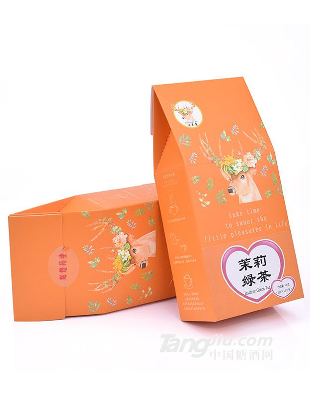 茉莉绿茶迷花鹿组合花茶三角包-45g