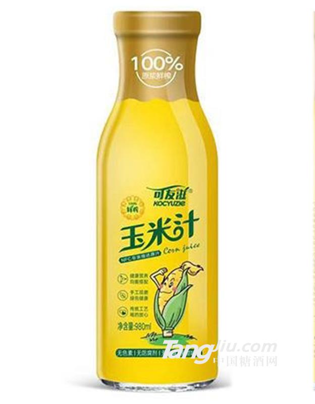 可友滋生榨玉米汁饮料980ml