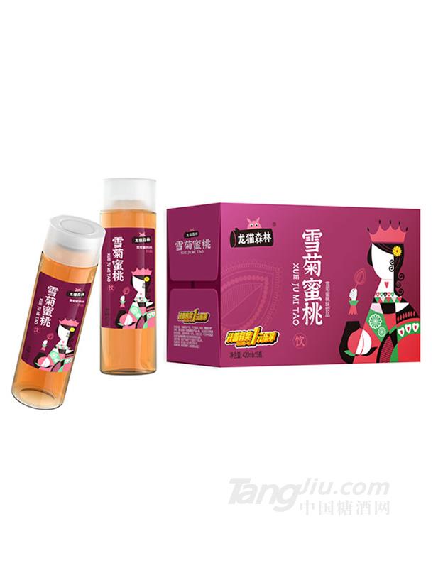 龙猫森林雪菊蜜桃饮料420mlx15瓶