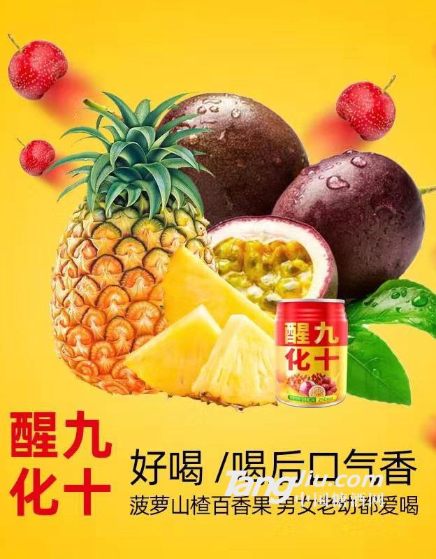 醒九化十果蔬饮料海报