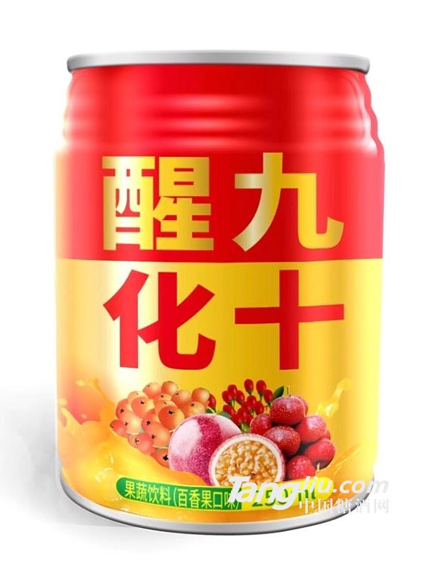 醒九化十百香果口味饮料