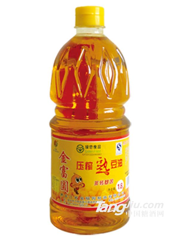 金富圆压榨熟豆油-1.8斤