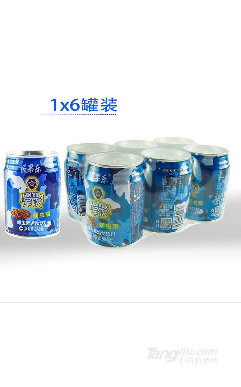 匠果乐蛹虫草维生素运动饮料6X248ml