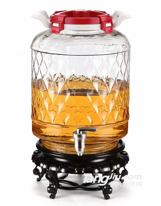太极 15升钻石玻璃储酿器