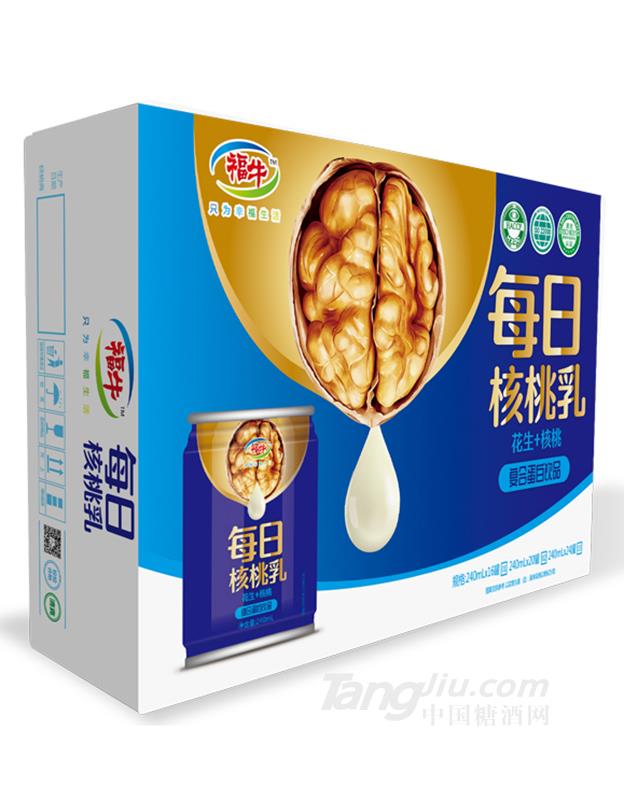福牛每日核桃乳240ml×16罐
