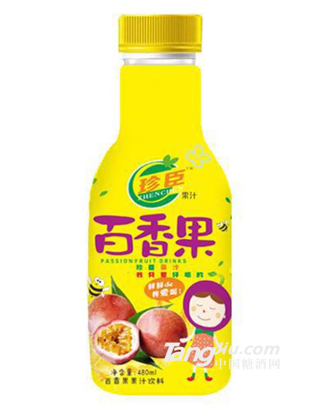 中劲珍臣百香果汁饮料480ml