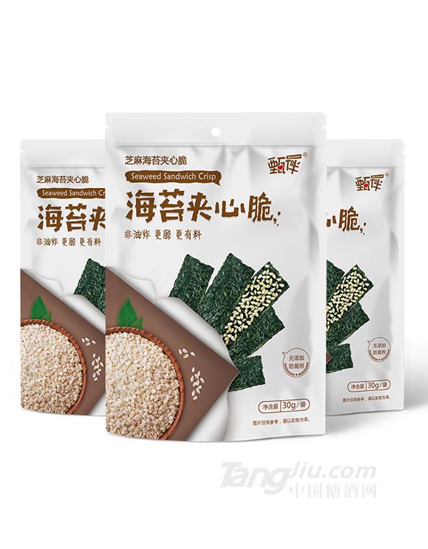 甄伴海苔夹心脆（芝麻味）-30g
