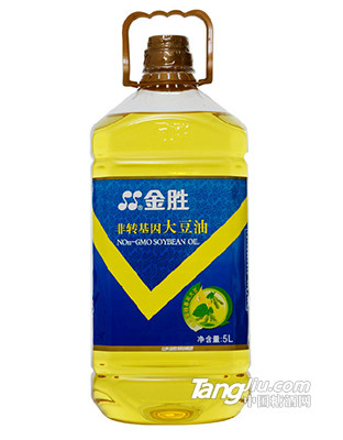 金胜非转基因大豆油5L