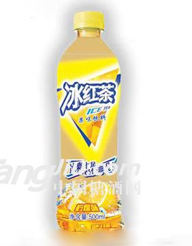 臻趣冰红茶果味饮料柠檬味500ml
