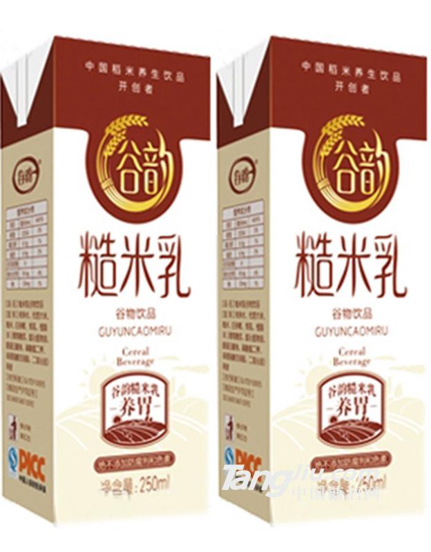 谷韵糙米乳利乐装250ml