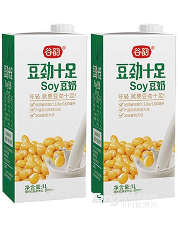 谷韵豆劲十足soy豆奶1L