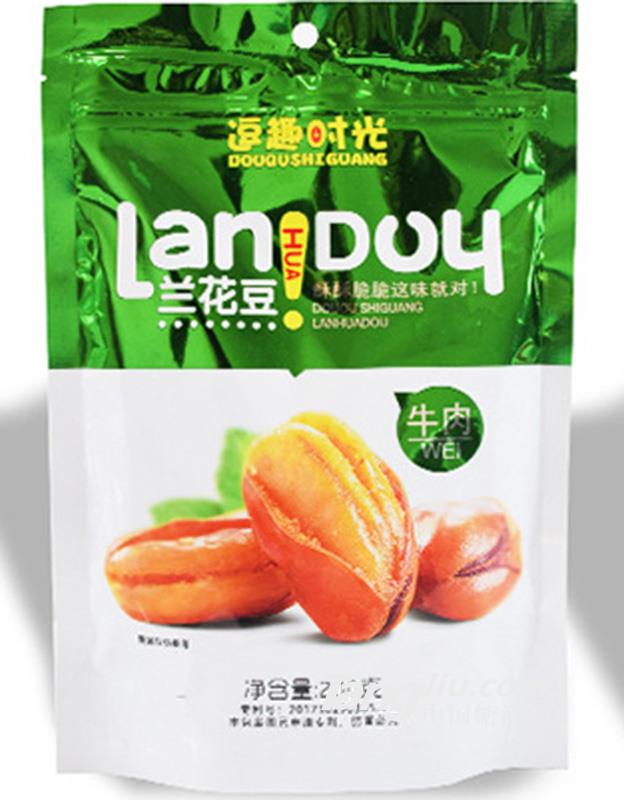 逗趣时光 牛肉味兰花豆 200g