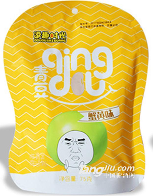 逗趣时光 青豆蟹黄味 75g