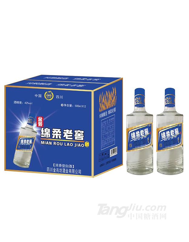 绵柔老窖金装42度浓香型白酒-500ml