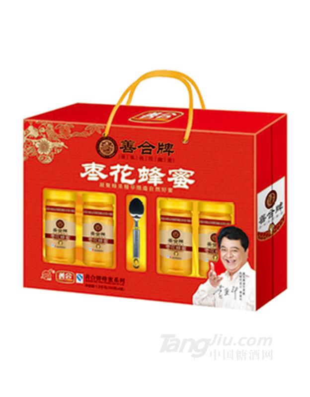 善合牌枣花蜂蜜1200gx8盒