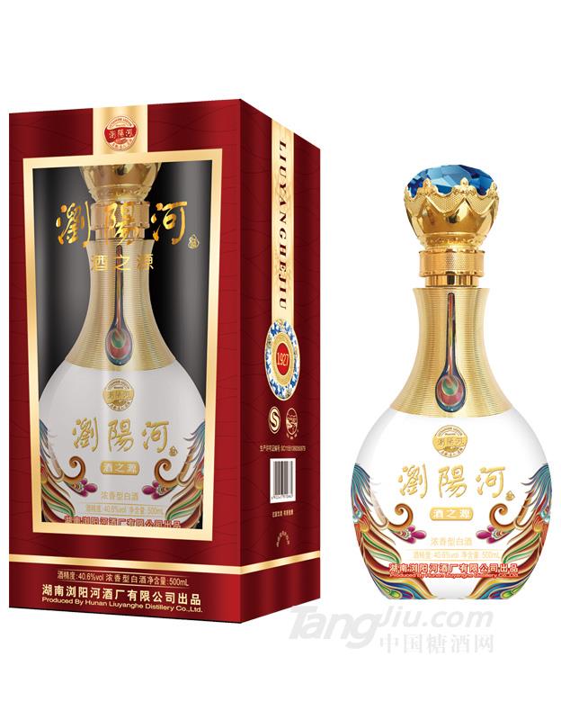 浏阳河酒之源40.6度浓香型白酒-500ml