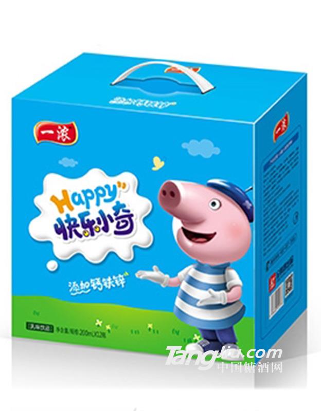 一浓快乐小奇乳味饮料200mlx12瓶
