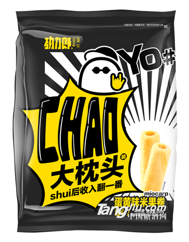 劲力郎大枕头米果卷蛋黄味260g