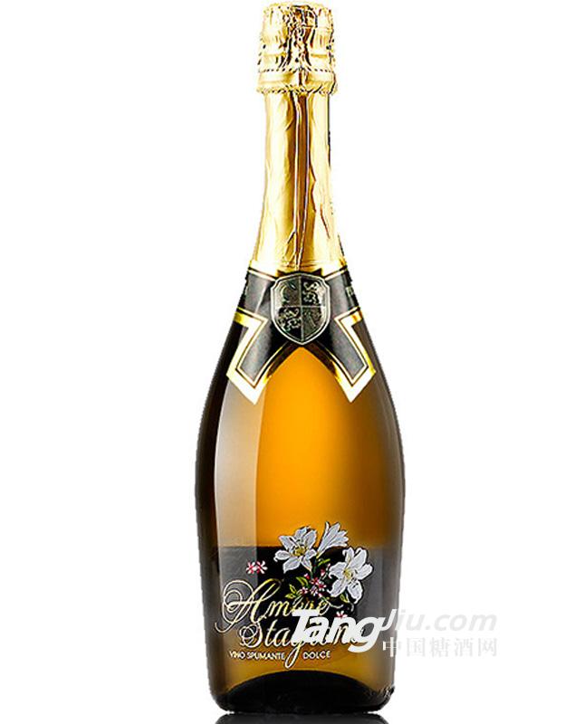 意大利女士气泡酒红酒750ml