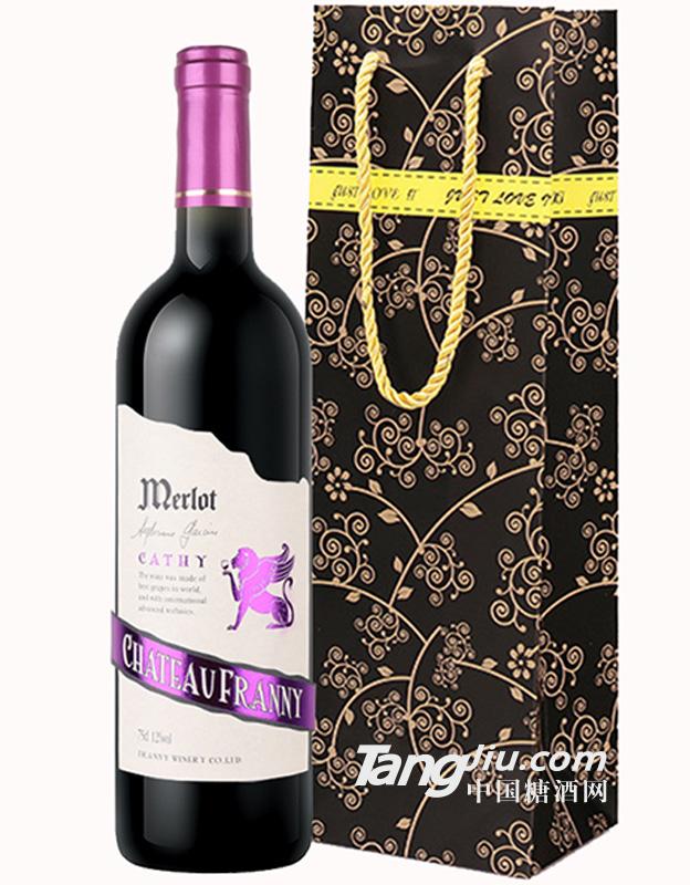 法国美乐干红葡萄酒750ML
