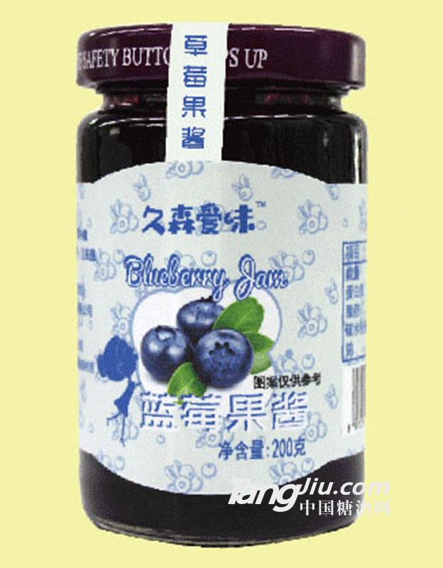 久森爱味天然大果粒蓝莓果酱200g