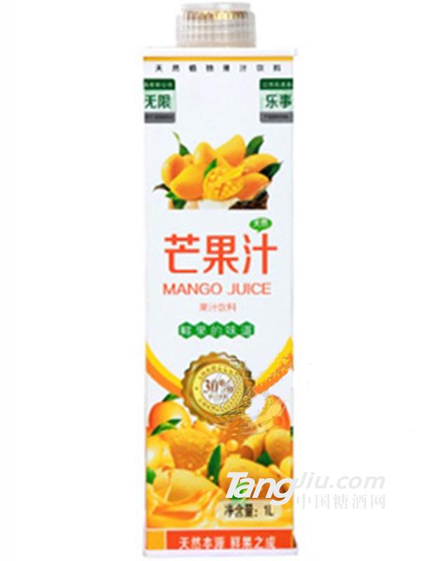 乐事无限芒果汁饮料1L