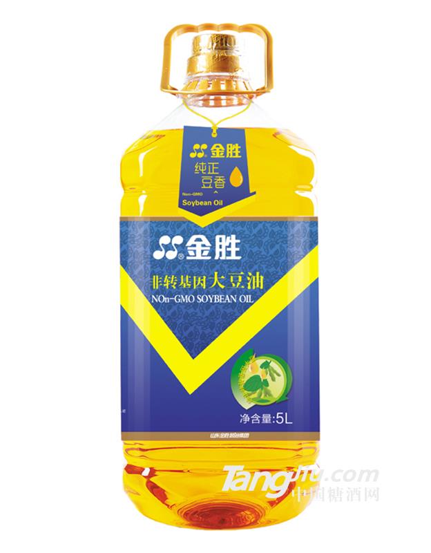 金胜非转基因大豆油5L