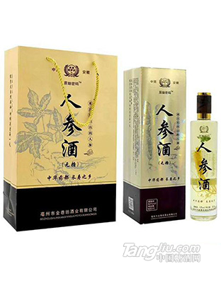 原始密码人参酒无糖42度