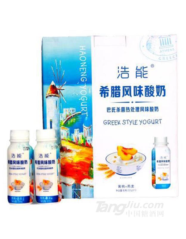 浩能希腊风味酸奶（黄桃+燕麦）