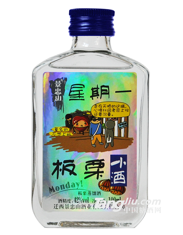 景忠山42°星期一板栗小酒100ml