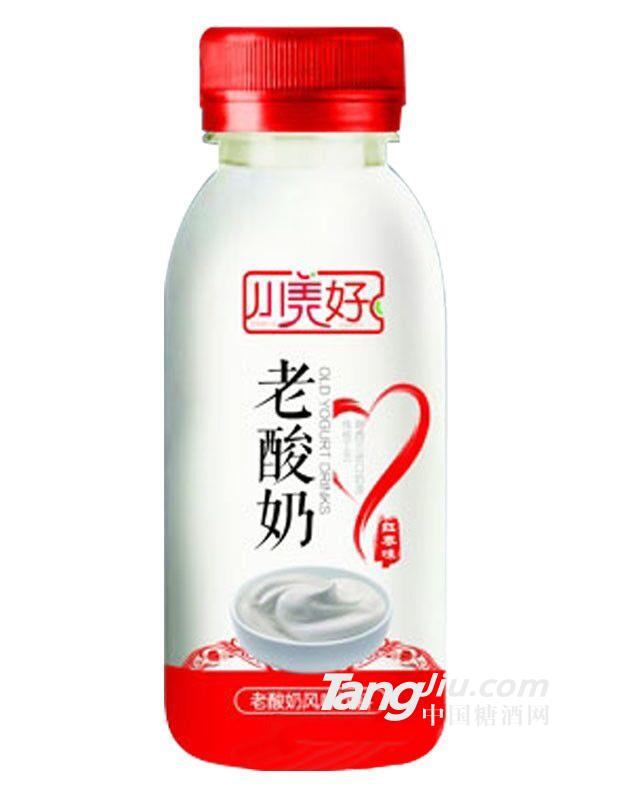 小美好老酸奶350ml（红枣味）