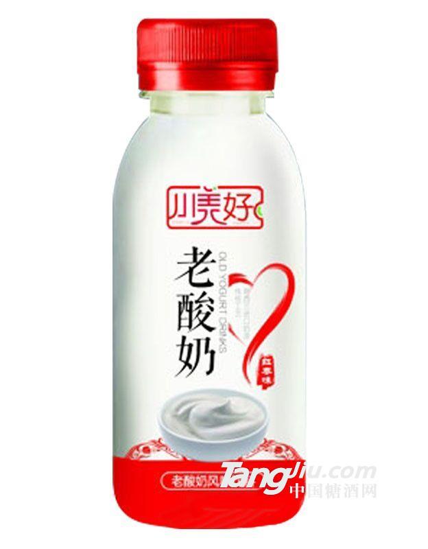 小美好老酸奶350ml（红枣味）