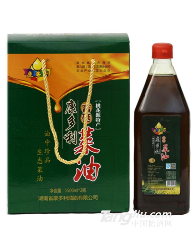 压榨富硒菜籽油1.5L